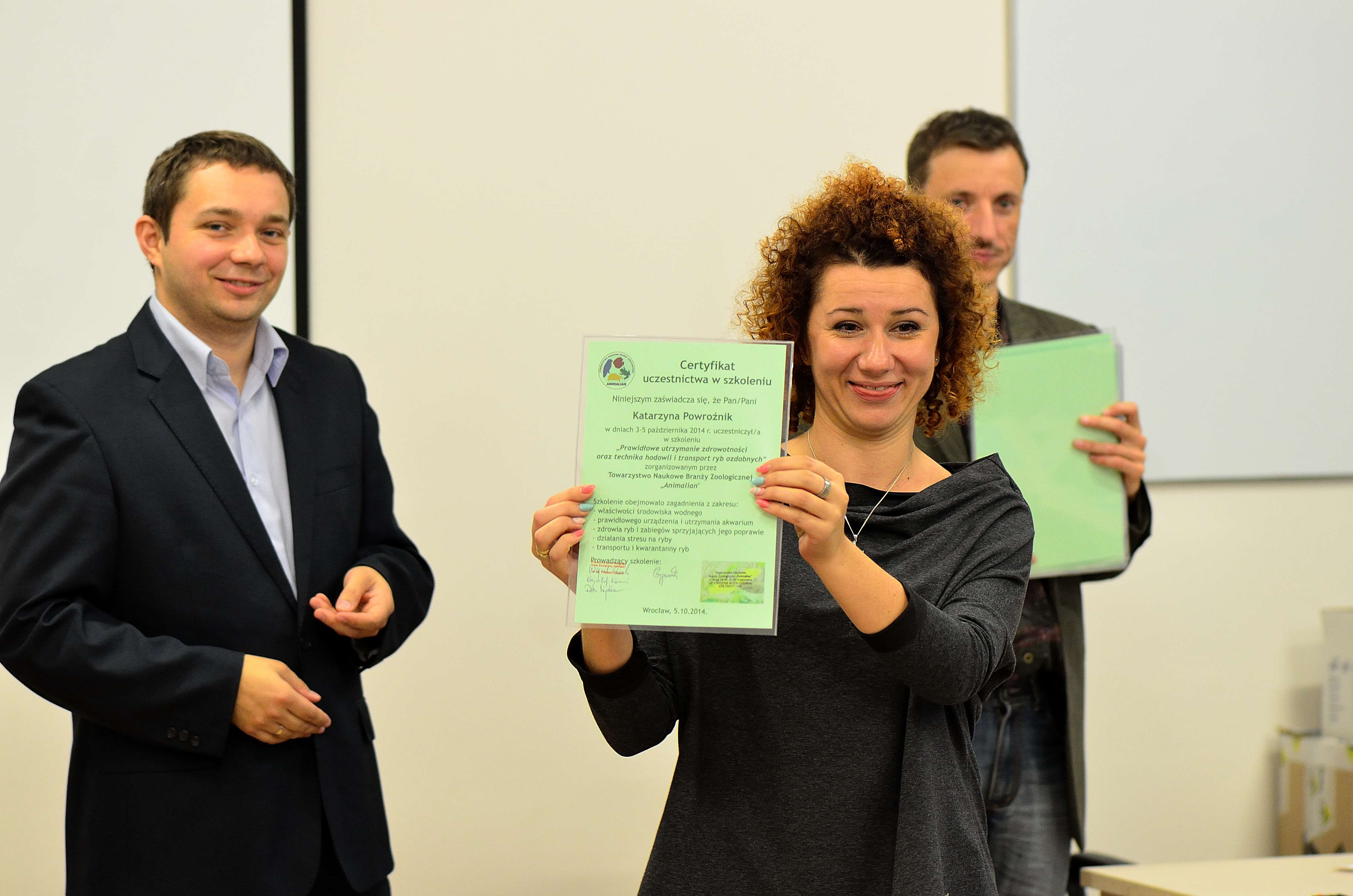 Rozdanie certyfikatow Wroclaw 2014