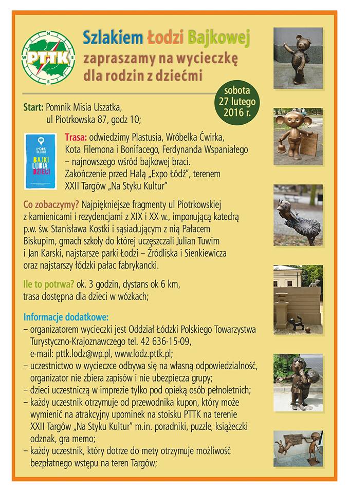 wycieczka szlakiem lodzi bajkowej