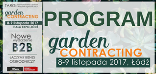Program gardenCONTRACTING 2017