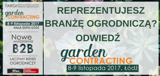 Wstęp na gardenCONTRACTING bezpłatny dla branży ogrodniczej