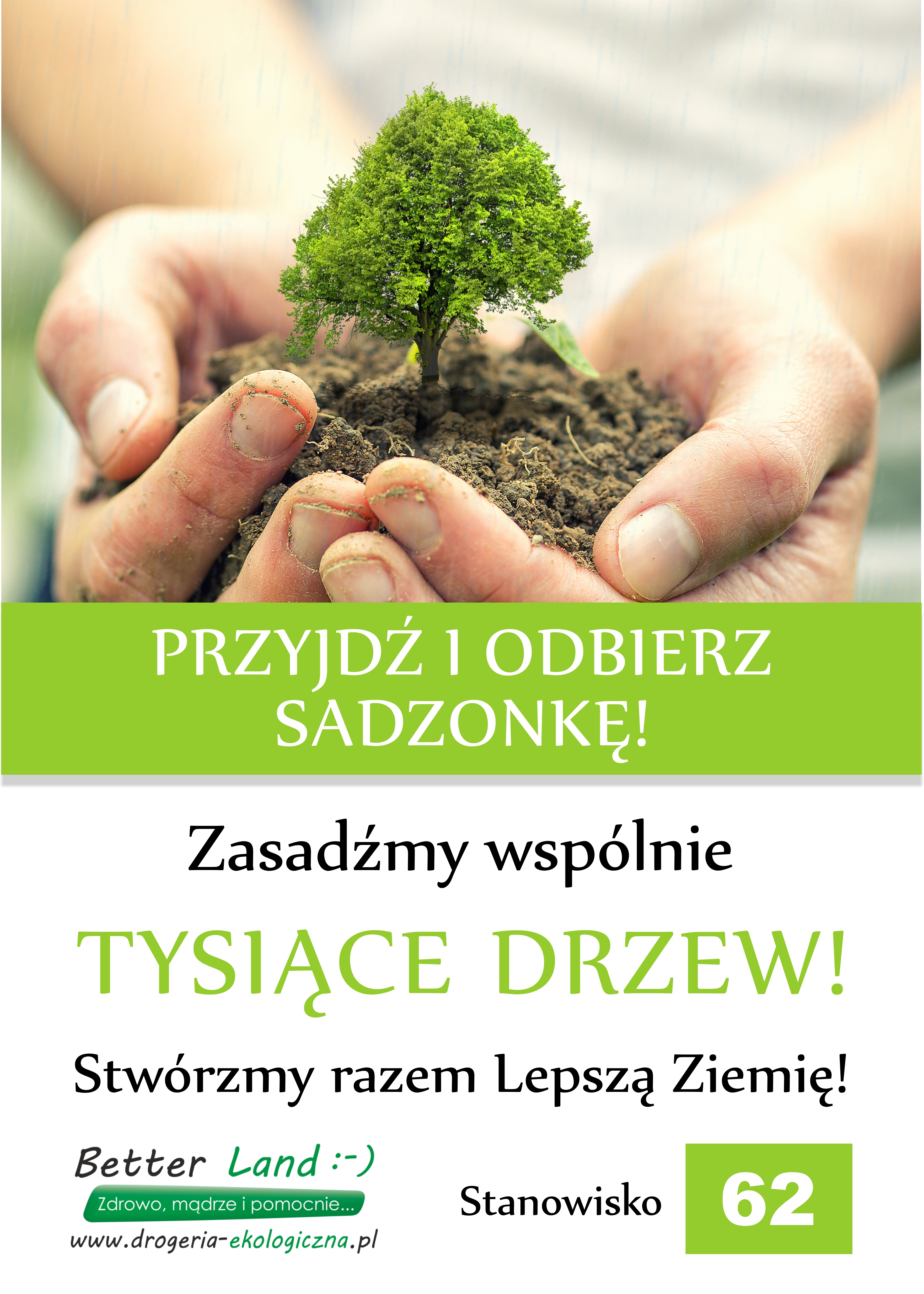 plakat Zasadmy tysice drzew