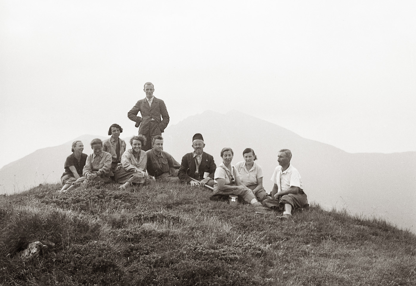 Karpaty Marmaroskie wycieczka Mieczysawa Orowicza na Berlebaszce fot. T. Dohnalik 1936 r