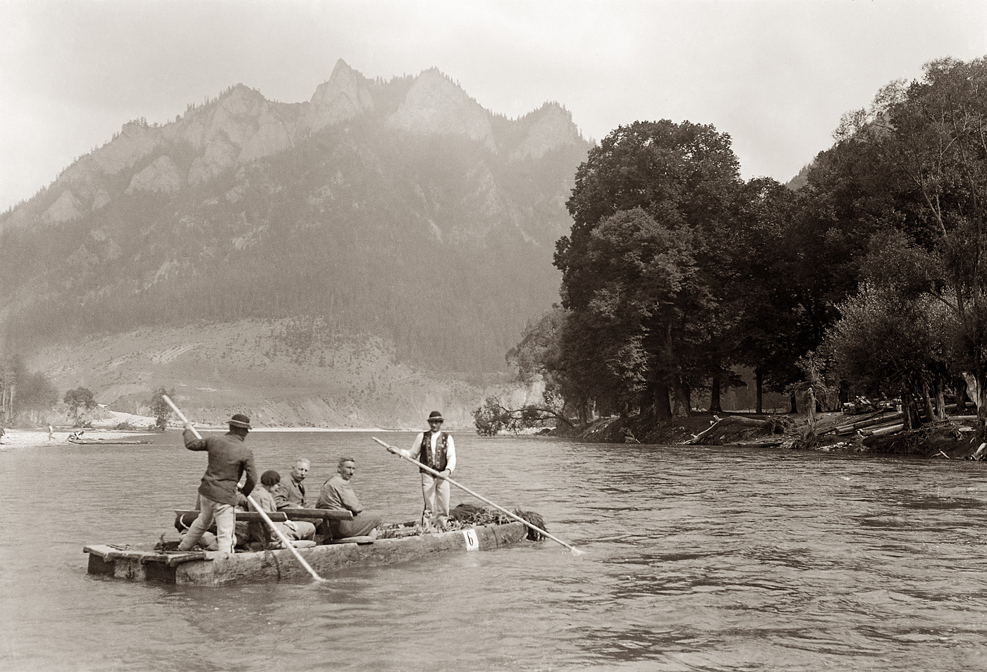 Pieniny spyw Dunajcem fot. T. Dohnalik 1934 r