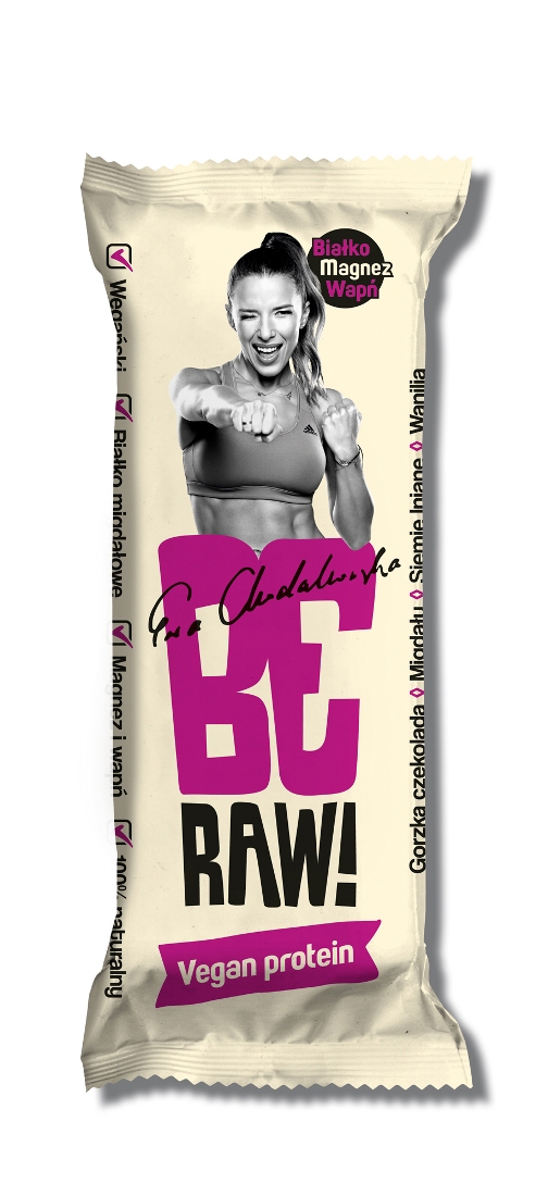 PF Be Raw Bar baton Vegan protein wizual FRONT